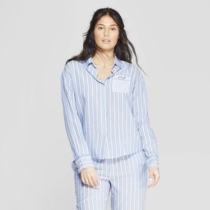 Striped Simply Cool Long Sleeve Button-Up Shirt